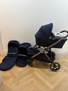 Cuybex Gazelle s single to double buggy