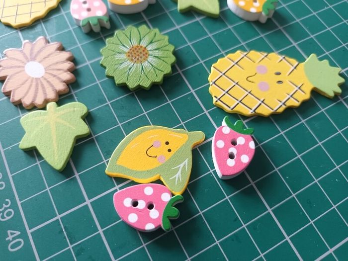 Craft Embellishments - Fruit & Flowers