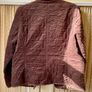 Women's Vintage Brown Corduroy Coat Hunting Style Image 3