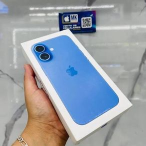 New Sealed Irish iPhone 16 (128GB) Ultramarine Unlocked