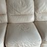 Natuzzi genuine leather sofa Image 2