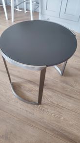 Round side table