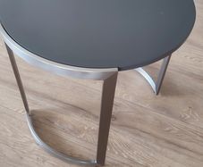 Round side table
