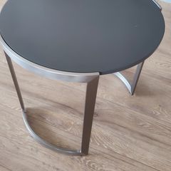 Round side table