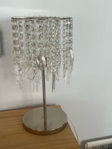 beautiful crystal  lamp