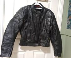 Leather Biker Jacket - Vintage Apache