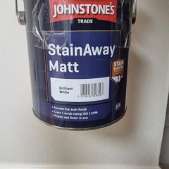 johnstones stainaway matt paint 2.5l x2no 30 each