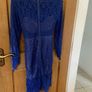 Stunning royal blue designer dress by love triangle size 14 Image 3