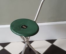 Tripod Fold Seat Walking Stick