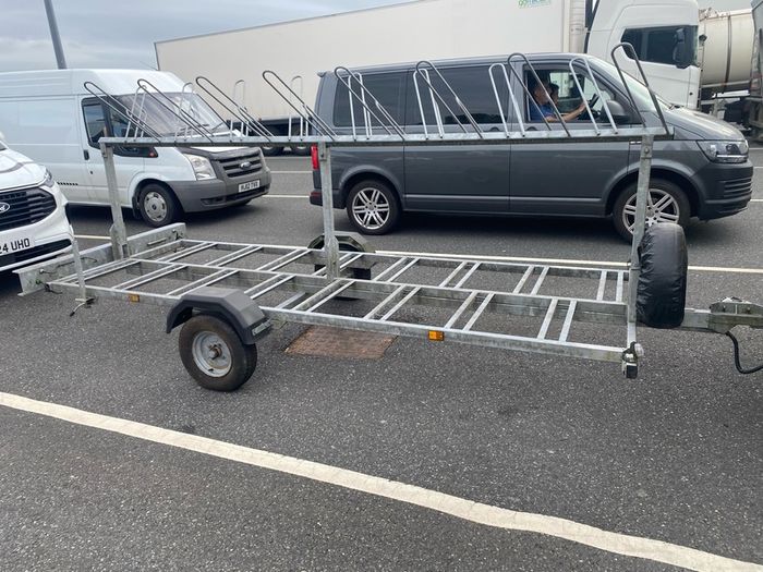 cycle trailer  16 cycles galvanized