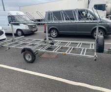 cycle trailer  16 cycles galvanized