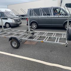 cycle trailer  16 cycles galvanized