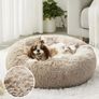 Calming Dog Bed - Washable Fluffy Plush Puppy Cat Bed with Anti-Slip Bottom 60cm Image 7