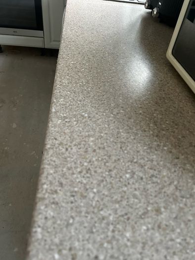 kitchen cabinets and counter top
