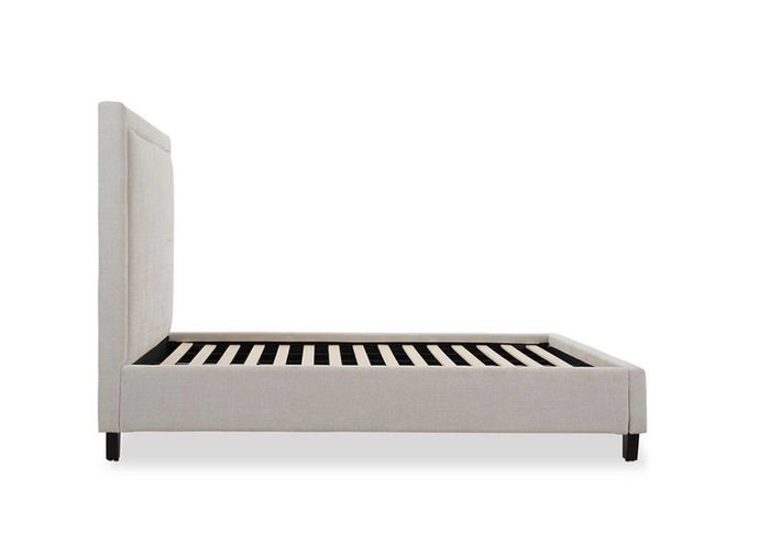 Beige Fabric Super King 6' Bedframe