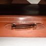 Vintage Leather Brown Suitcase Image 8