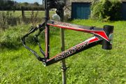 Olympia Stealth carbon frame 26 inch MTB frameset disc and V-brakes 1320g