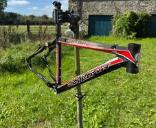 Olympia Stealth carbon frame 26 inch MTB frameset disc and V-brakes 1320g