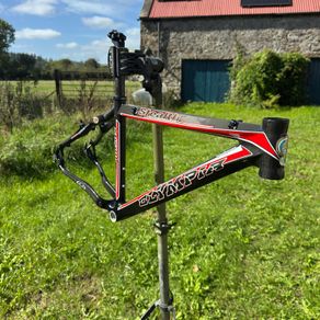 Olympia Stealth carbon frame 26 inch MTB frameset disc and V-brakes 1320g