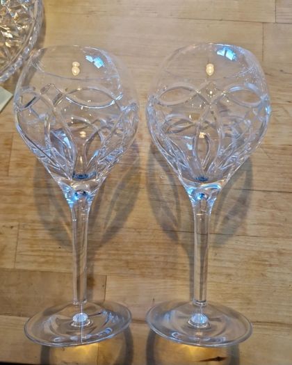 Pair of Waterford Crystal Clannad Stemware Glasses