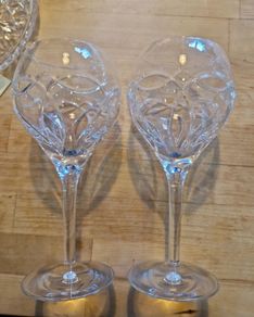 Pair of Waterford Crystal Clannad Stemware Glasses