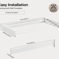 wall mounted clothes dryer