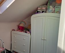 mamas and papas baby set wardrobe and cabinet