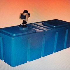 Multiboost rectangular 455 L water tank
