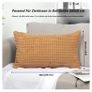 Brand New TAN. TOMI pillowcase 40x60, pillowcases corduroy plain set of 2, pillow cover Image 4
