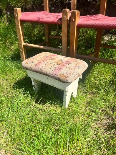19th Century Irish Pine Foot Stool