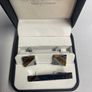 Men's Jos Von Arx Cufflinks & Tie Bar Set Image 2
