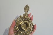 Vintage Brass Chamberstick Handled Candle Holder