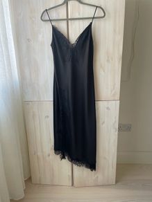Zara satin lace dress