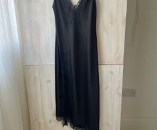 Zara satin lace dress