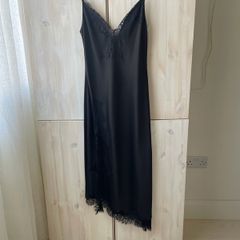 Zara satin lace dress