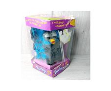 Furby Blue Turtle Model 70-800 - Rare Vintage 1998 - New In Damaged Box