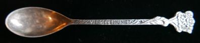 Vintage Silver Vergeet Mij Niet Spoon