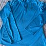 ASICS Blue Long Sleeve Zip Sports Top Size S Image 3