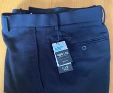 Mens Black Slim Fit Trousers