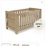 Babystyle Bordeaux Cot Bed, Oak Image 3