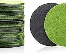 GLASS POLISH 13303 GP-PRO100 Silicon Carbide Sanding Disc with Hook and Loop | P320 Abrasive Disc | 75 mm | Pack of 50