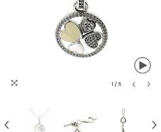 Genuine PANDORA 390405CZ-70 Hearts Of Love Necklace 70cm adjustable Chain