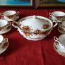 13 Piece Royal Albert Old Country Roses Bone China Gold Gilt Soup Coupe Set With Lidded Tureen Made In England Image 3