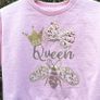 Girls Queen Bee Sweat Image 2
