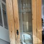 Solid oak glass cabinet with light Image 6