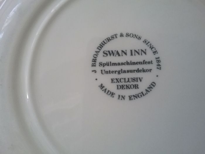 Village scene display plate