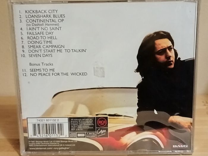 Rory Gallagher Defender CD Album