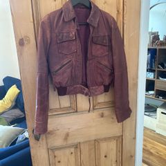 vintage leather jacket Topshop