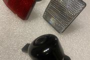 Brand-New Bicycle mountain bike flick bell plus front and back reflector