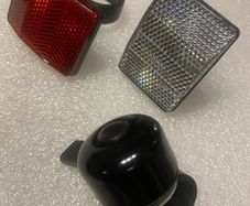 Brand-New Bicycle mountain bike flick bell plus front and back reflector